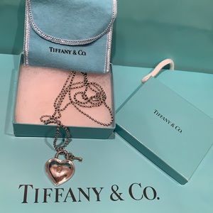 Tiffany & Co Heart and Key pendant